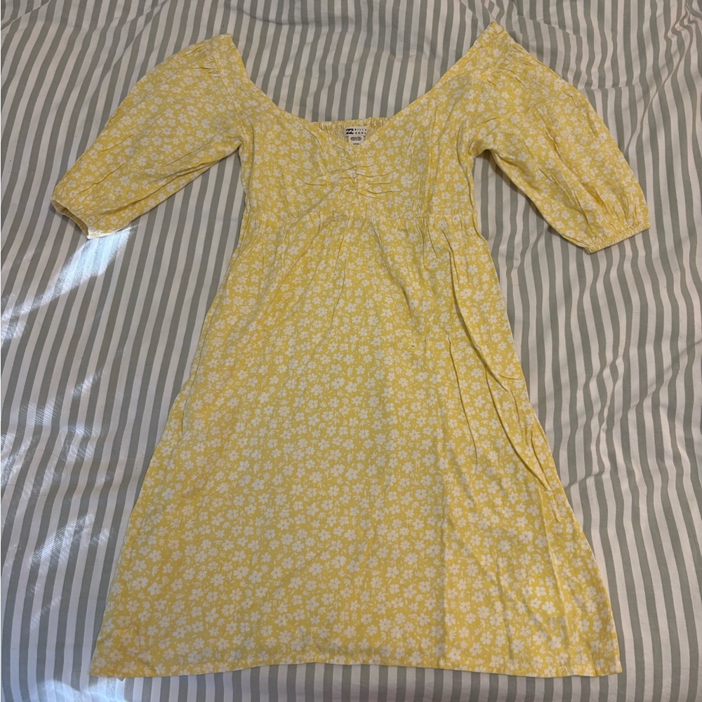 Billabong Yellow Floral Dress!